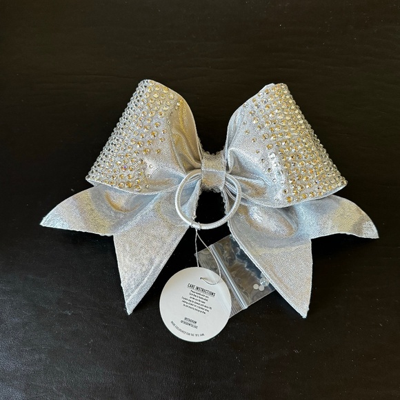 Custom Rhinestone Cheer/Dance Bow - Picture 2 of 4